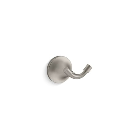 Kohler Tone Robe Hook Vibrant Brushed Nickel 27427-BN